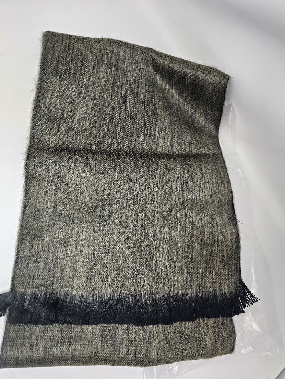 Shupaca NEW Alpaca Blend Fringe Scarf 76"x12"